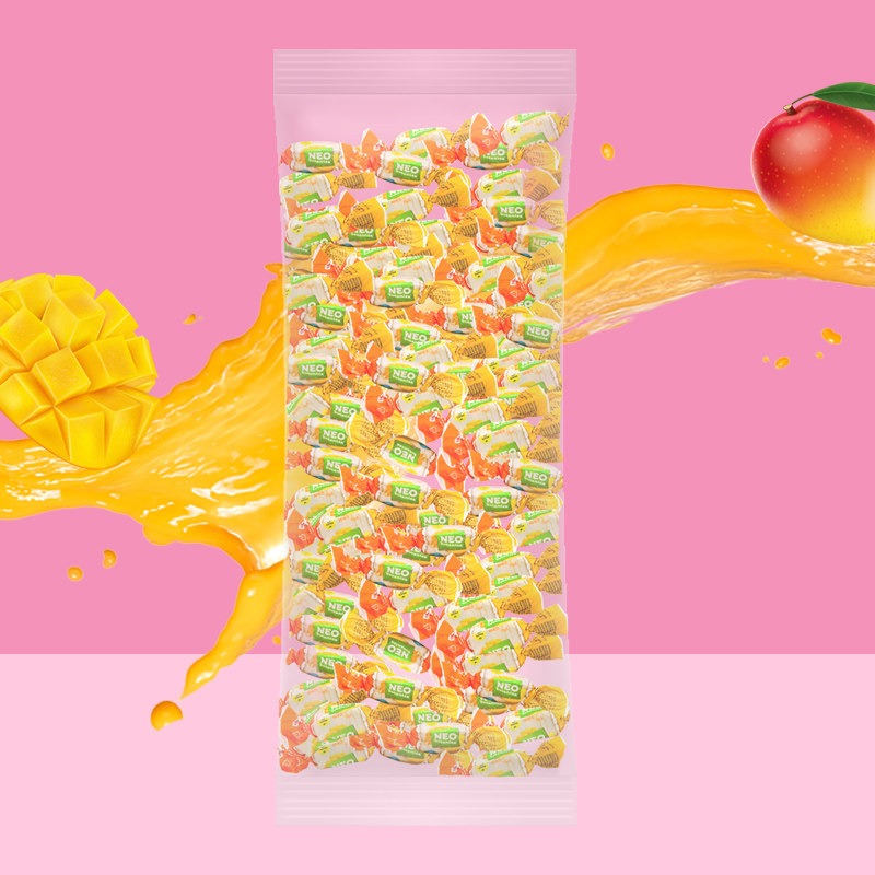 西班牙进口水果味QQ软糖网红糖果低糖彩虹糖46g*3袋组合喜糖零食