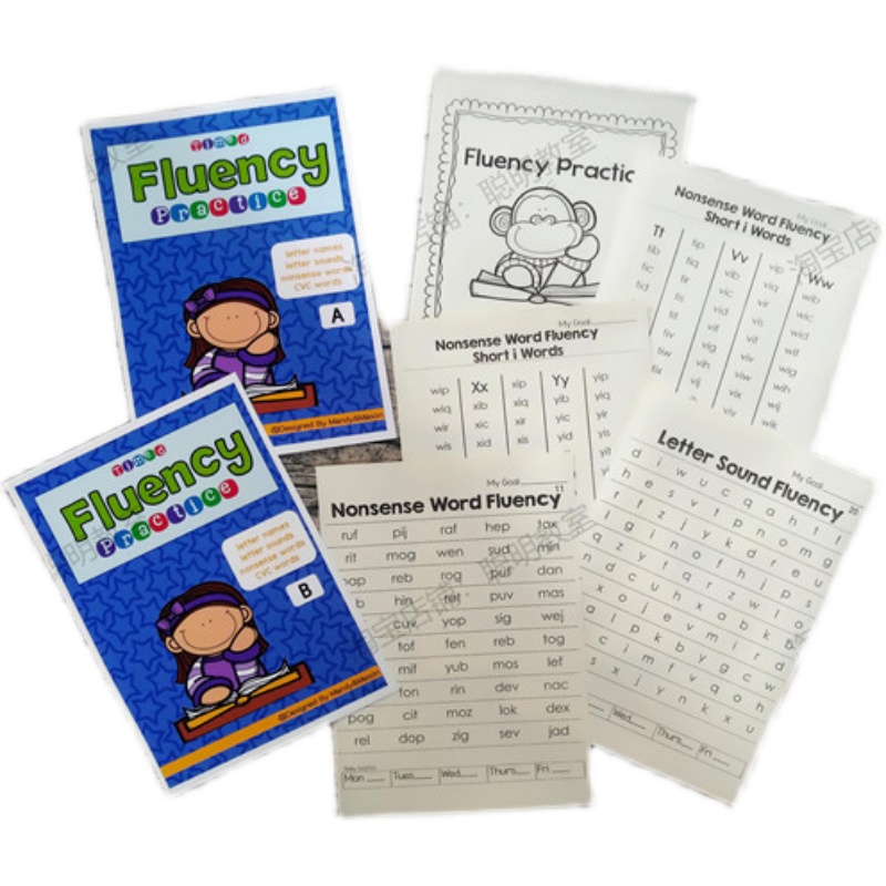 护眼款自然拼读phonics阅读练习限时速读timed fluency practice - 图3
