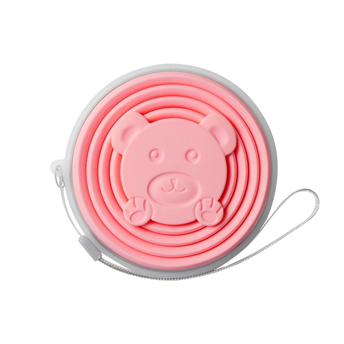 Силиконовый складной дорожный пищевой силикон для путешествий для кемпинга, портативный ополаскиватель для рта