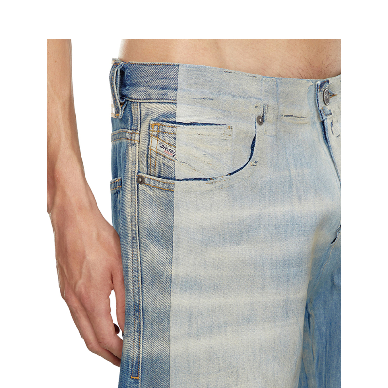 [折扣]DIESEL男士D-MACS中腰合身直筒裤牛仔裤A1472909K22 - 图2