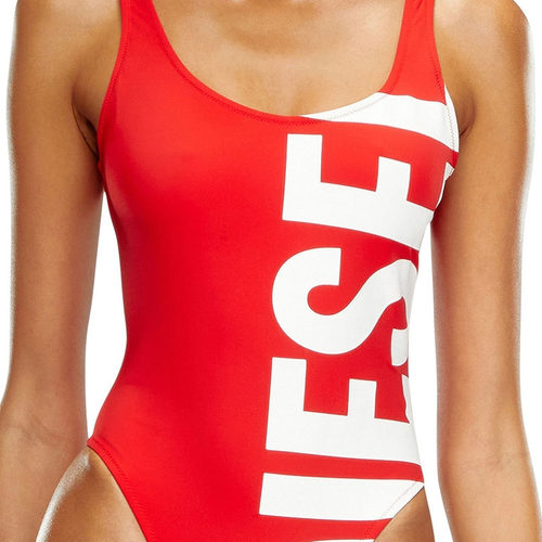 [折扣]DIESEL女士SUPER LOGO红色泳衣A153850HPAL - 图2