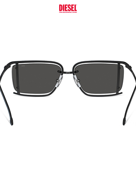 [礼物]DIESEL男女同款矩形时尚潮酷太阳镜墨镜LX100200LEN