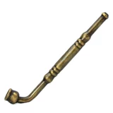 Короткая латунная ретро старомодная медная курительная трубка