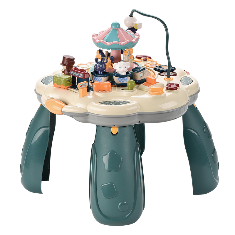 宝宝游戏桌早教益智多功能桌子积木 聚乐宝贝多功能玩具台/游戏桌