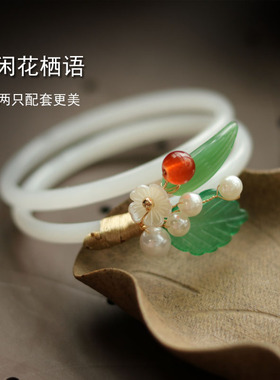 红依民族风手镯手链女仿玉