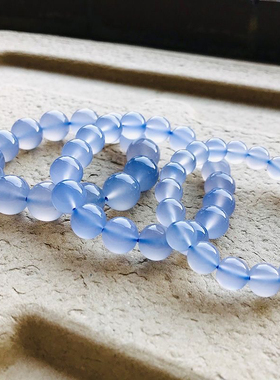 男女款海洋蓝玉髓玛瑙手链