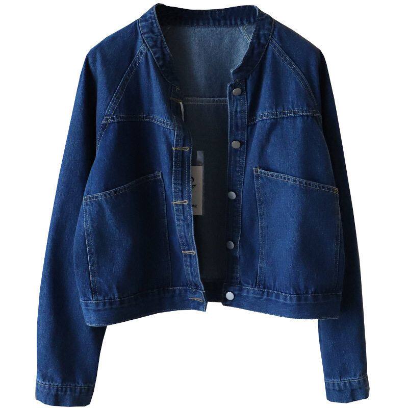 2025新品热销韩版复古时尚休闲百搭早春短款牛仔外套3158强明女装