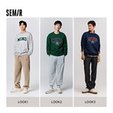 森马情侣加厚圆领卫衣券后34元包邮