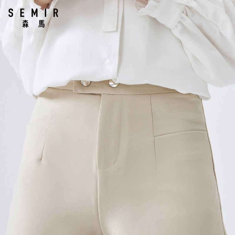 森马休闲短裤女2020夏新款潮流裤子 森马outlets店休闲裤