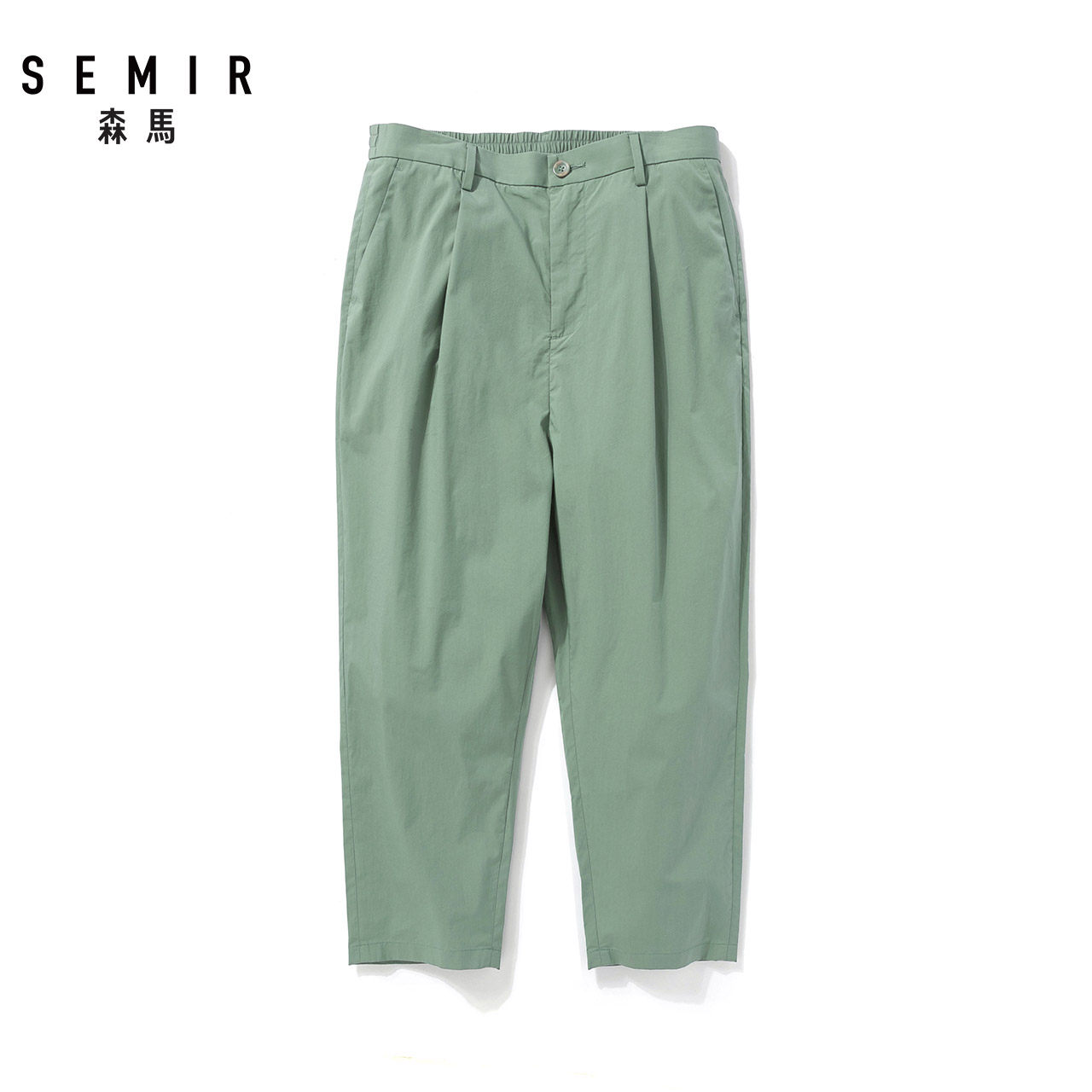 森马男士2020夏季新款韩版小脚裤子 森马outlets店休闲裤