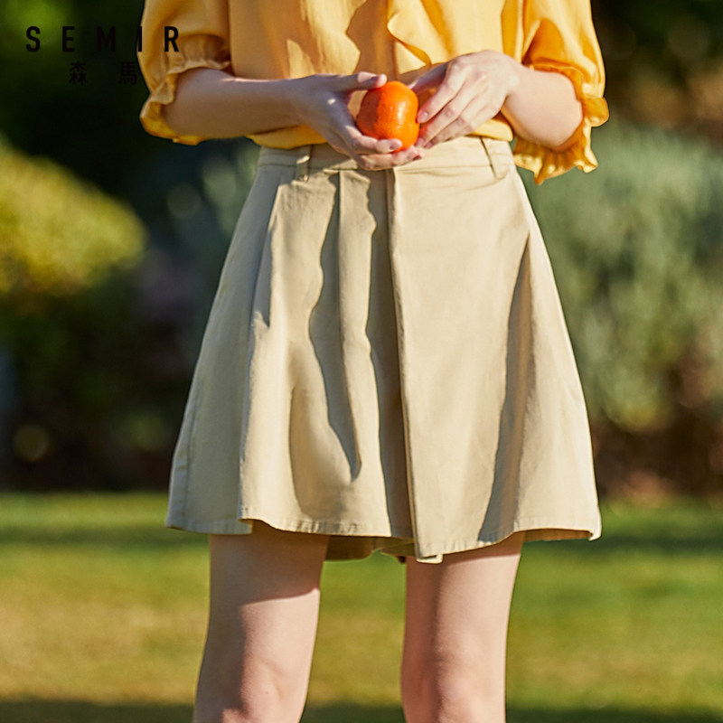 森马休闲女夏2020新款宽松ins短裤 森马outlets店休闲裤