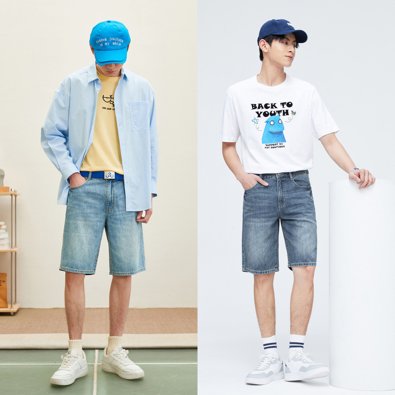  森马outlets店牛仔裤