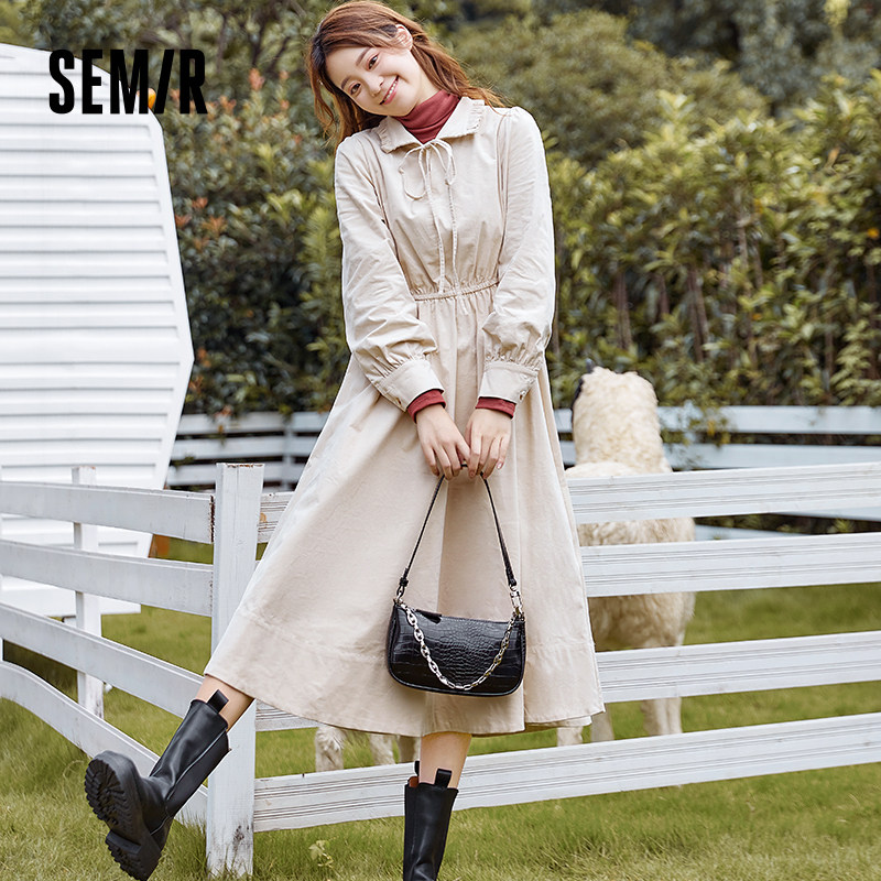 森马女2020新款潮百搭时尚网红法棍 森马outlets店女士包袋