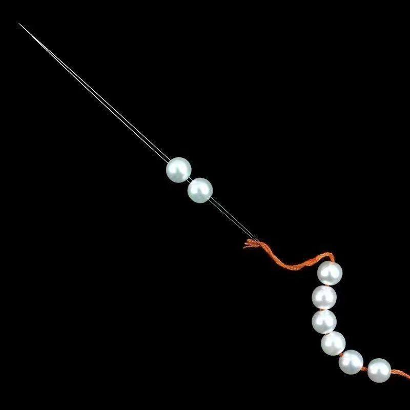 超细开口针手工diy手链穿珠子引线水晶小孔米珠珍珠串珠神器工具,淘宝优惠券,粉丝福利购,淘宝优惠卷