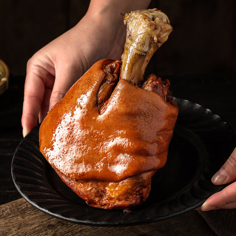 鲁味斋带骨酱香扒肘子猪肘中华老字号卤味熟食开袋即食山东特产,淘宝优惠券,粉丝福利购,淘宝优惠卷