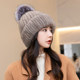 Mink fur hat women winter fox fur ball fur hat