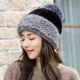 Mink fur hat women winter fox fur ball fur hat