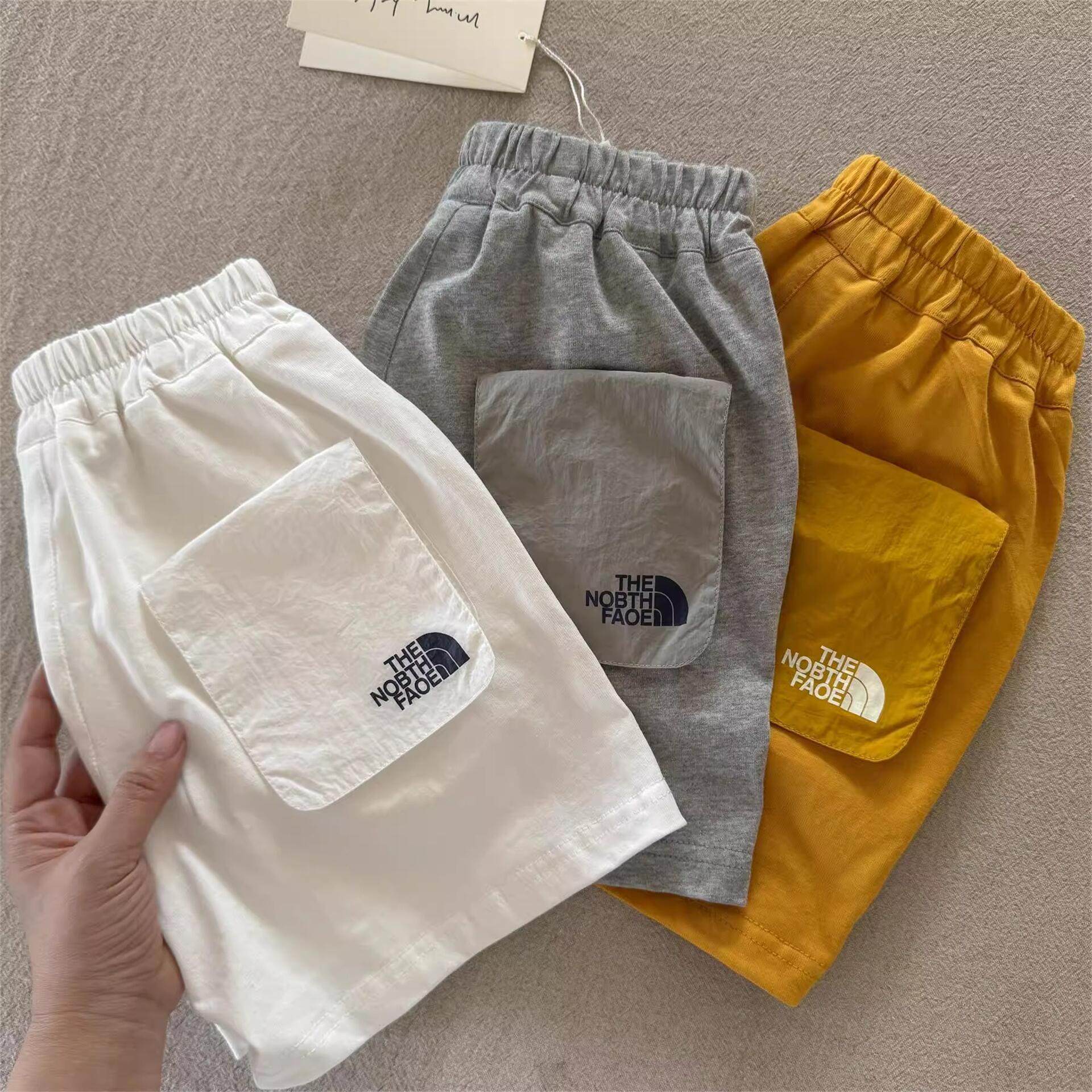 儿童短裤外穿2025夏季新款男女童潮牌夏装中裤宝宝字母五分裤薄款,淘宝优惠券,粉丝福利购,淘宝优惠卷