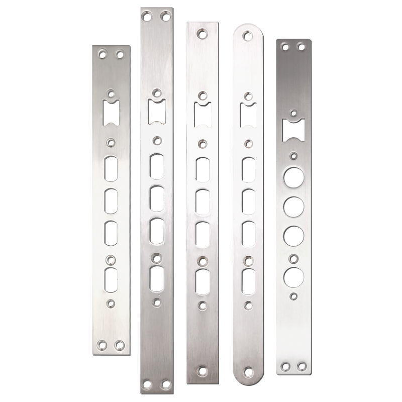 指纹锁锁体导向板门框锁片边条加厚不锈钢锁挡片锁面板扣片防盗门 - 图3