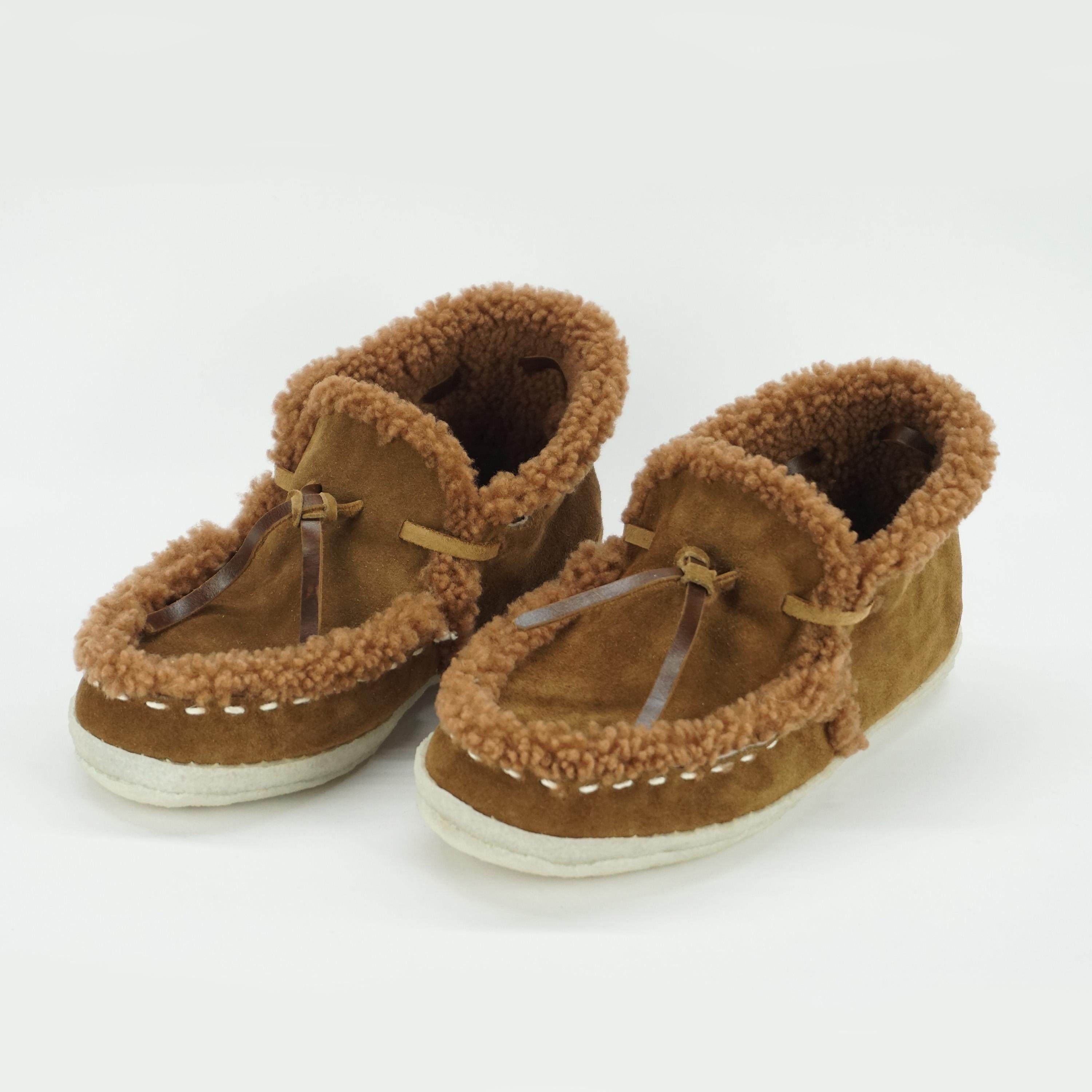 北欧郊野木屋别墅女款手工制作羊卷毛皮保暖翻口毛毛室内拖鞋,淘宝优惠券,粉丝福利购,淘宝优惠卷