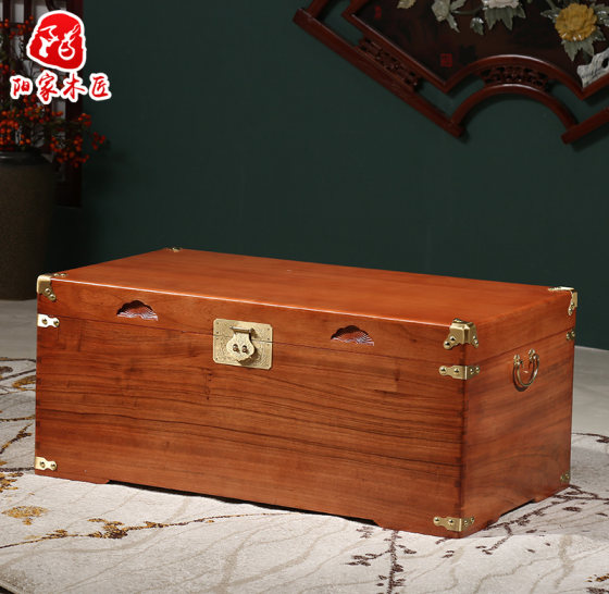 New all solid wood calligraphy and painting ID flat suitcase