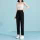 ຂະຫນາດຂະຫນາດໃຫຍ່ ice silk pants women's straight pants fat mm mom pants