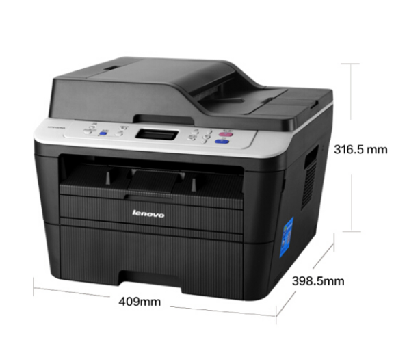 联想（Lenovo）M7615DNA 黑白激光多功能一体机 商用办公有线网络双面打印 (打印 复印 扫描 自动双面) - 图1