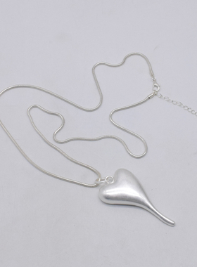 合金女式异形爱心项链