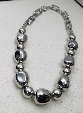 金属风夸张链条异形不规则项链