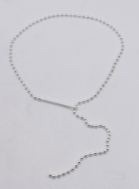 冷淡风合金女式别针项链