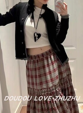 黑色皮质爱心金属小狗化妆镜项链