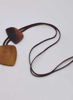 树脂女式水墨艺术项链