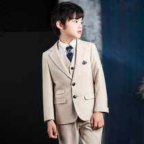 Children suits suit 2023 new autumn and winter host handsome flower boy boy gown walk show piano for a show