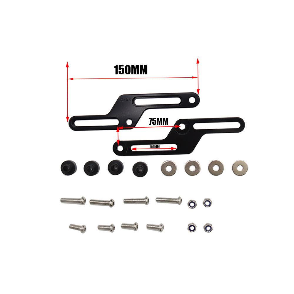 适用铃木VStrom650DL6502017-2020年铝合金挡风玻璃调节支架-图0