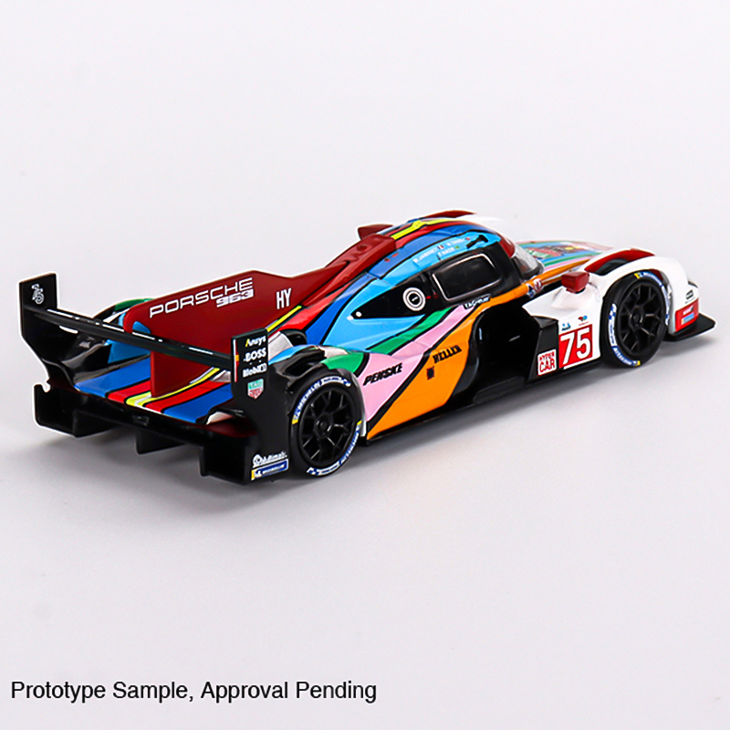 minigt车模1:64保时捷963 赛车75号合金车模仿真汽车模型收藏摆件 - 图2