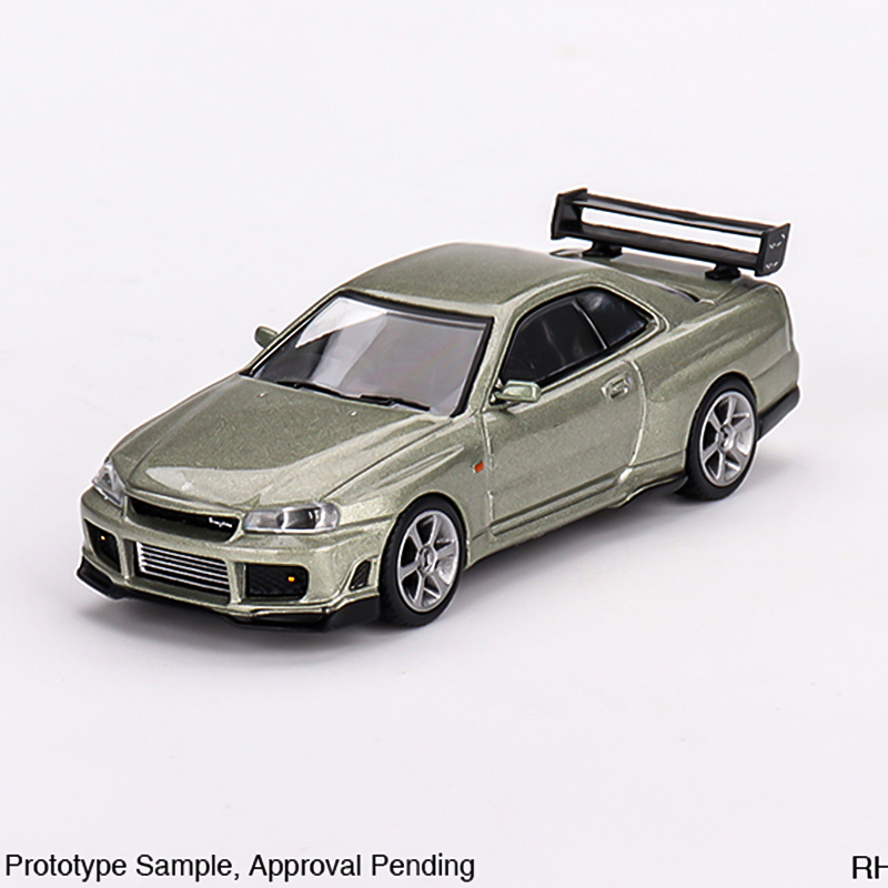 minigt车模1:64日产GTR R34美版合金车模仿真汽车模型收藏摆件-图0