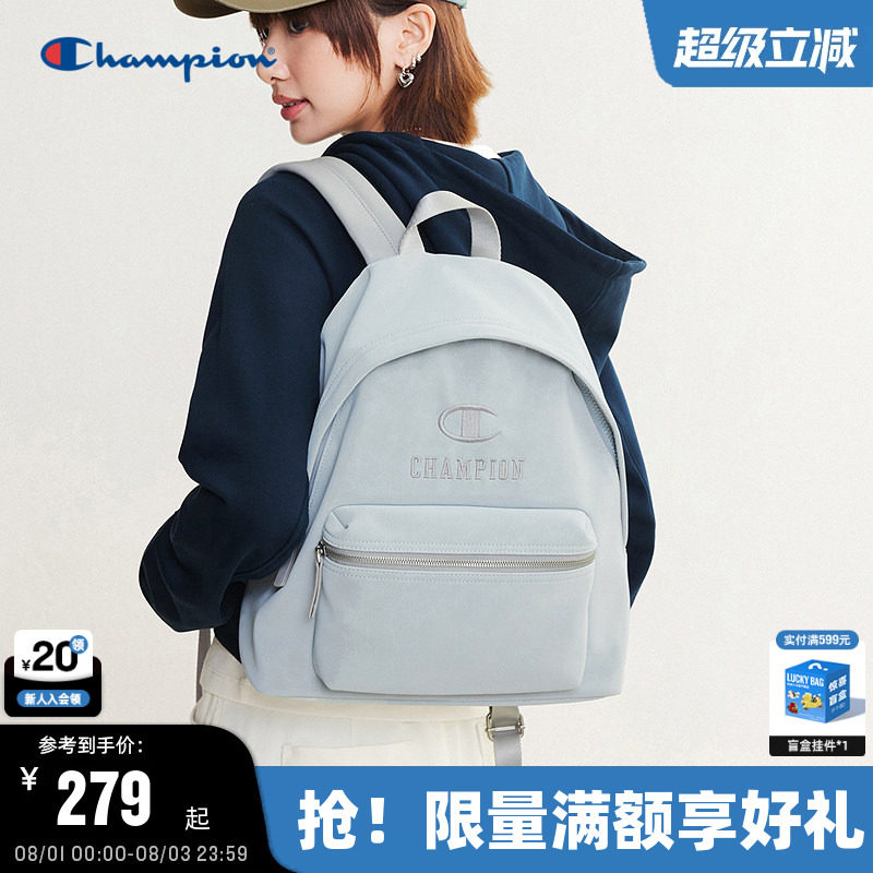 Champion冠军双肩包2026秋季新款女校园大容量书包男旅行通勤背包
