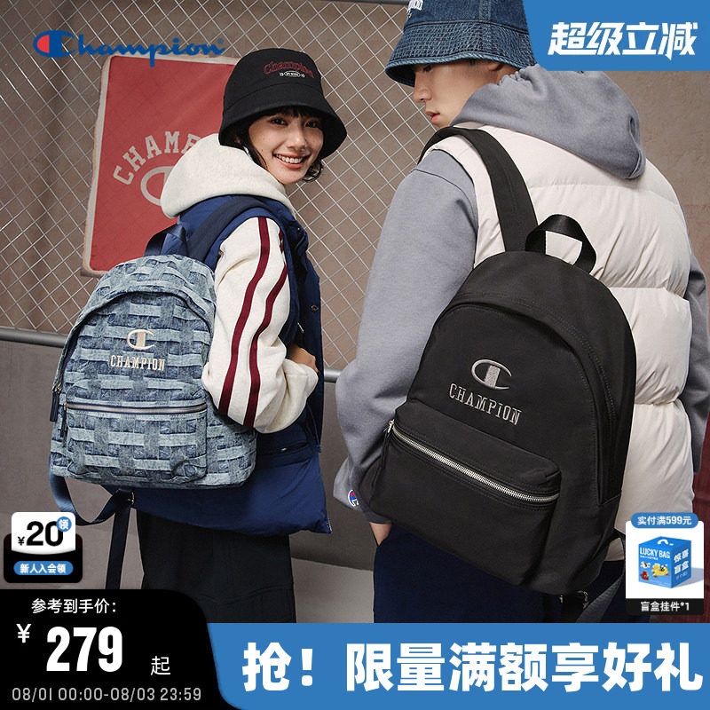 Champion冠军双肩包26秋季新款男女情侣潮流休闲户外校园书包通勤
