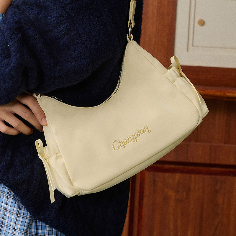 Champion冠军腋下包26春季新款女时尚银色通勤包法式单肩包男背包,淘宝优惠券,粉丝福利购,淘宝优惠卷