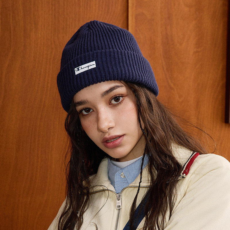 Champion冠军红色针织帽情侣冷帽25秋冬新款潮牌休闲女款运动帽男,淘宝优惠券,粉丝福利购,淘宝优惠卷