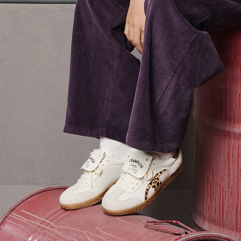 Champion冠军德训鞋2026春季新款女红色复古经典板鞋男豹纹休闲鞋,淘宝优惠券,粉丝福利购,淘宝优惠卷