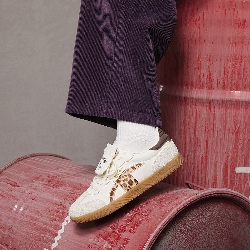 Champion冠军德训鞋2026春季新款女红色复古经典板鞋男豹纹休闲鞋,淘宝优惠券,粉丝福利购,淘宝优惠卷