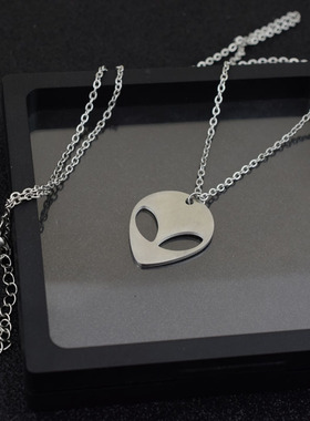 十字架男士钛钢不褪色配饰毛衣链