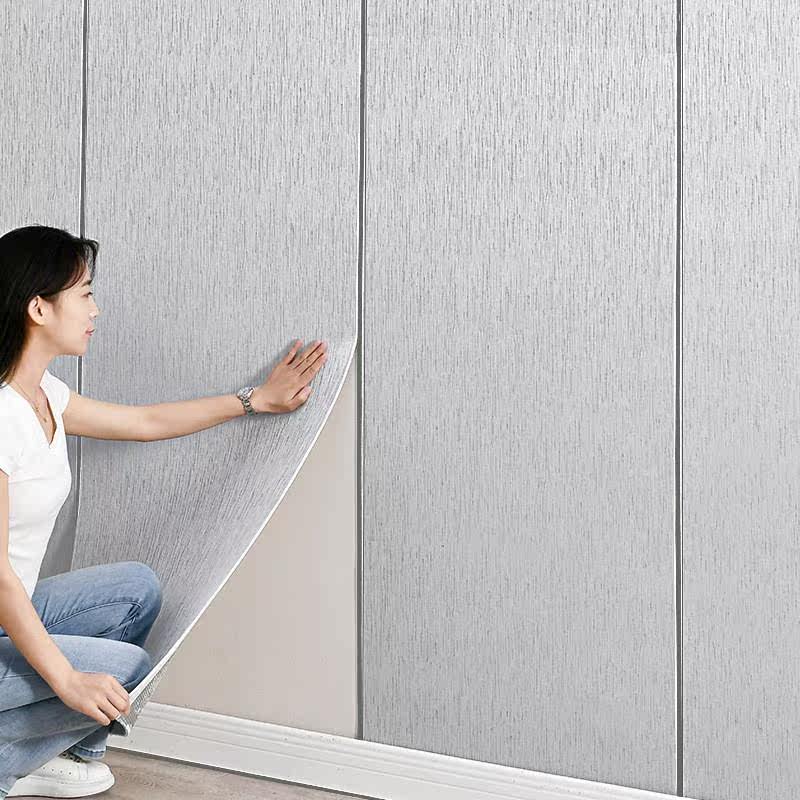 加厚亚麻墙布自粘墙纸卧室床头软包墙板电视背景墙贴防水装饰壁,淘宝优惠券,粉丝福利购,淘宝优惠卷