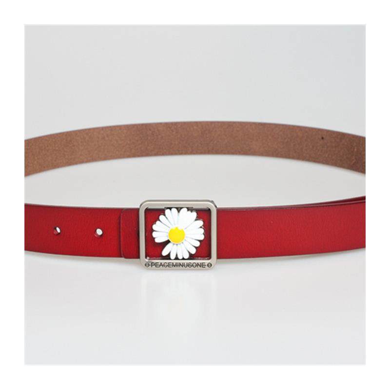 小雏菊腰带女牛仔裤百搭时尚牛皮裤带权志龙同款速卖通真皮皮带,淘宝优惠券,粉丝福利购,淘宝优惠卷