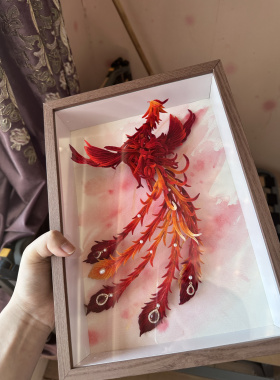 绒花凤凰