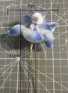 云中手作发簪蚕丝古风