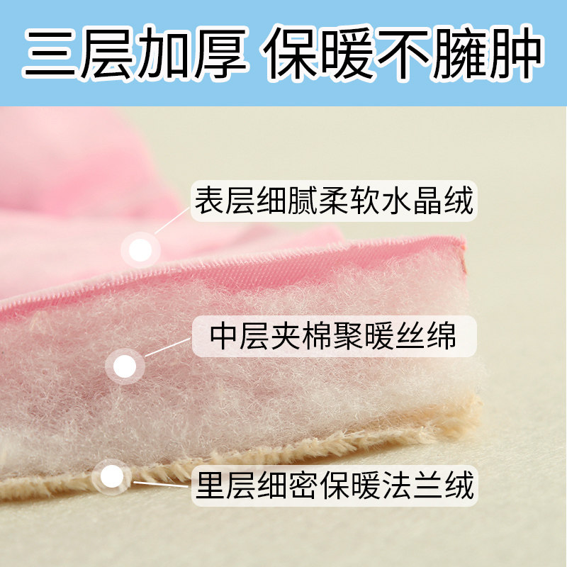 女孩珊瑚绒加厚款睡衣 杜迈恩家居服套装