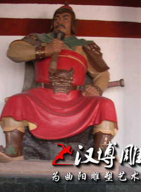 玻璃钢古代景观园林人物雕塑