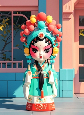 玻璃钢雕塑定制创意卡通摆件